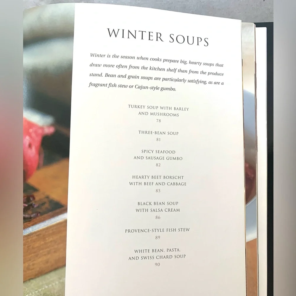Williams Sonoma Soup cookbook